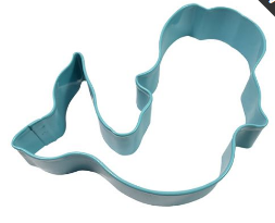 D.LINE MERMAID COOKIE CUTTER 11.4CM - BLUE
