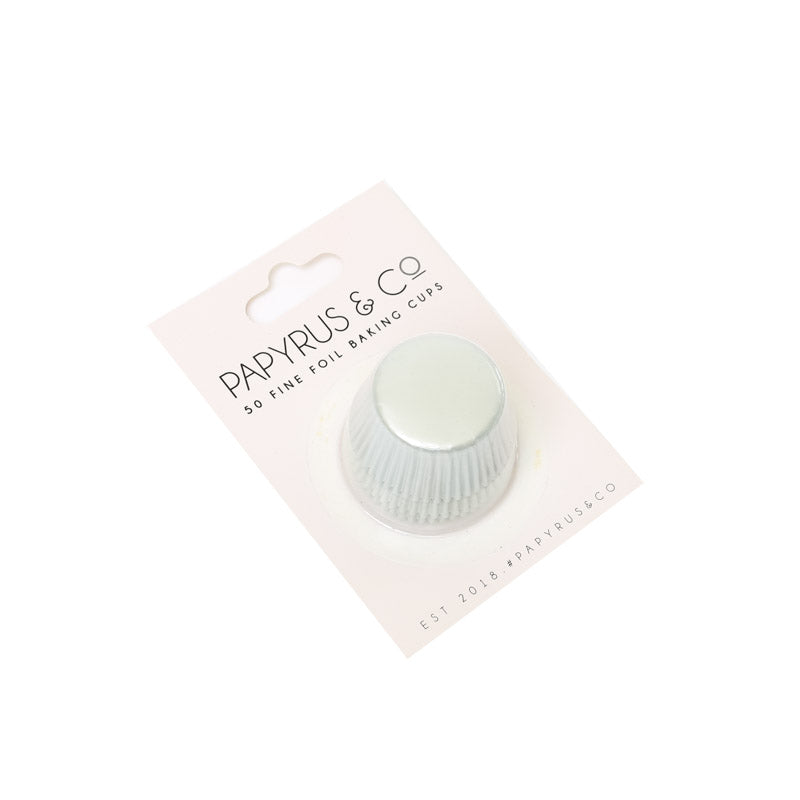 PAPYRUS MINI WHITE FOIL BAKING CUPS (50 PACK) - 35MM BASE