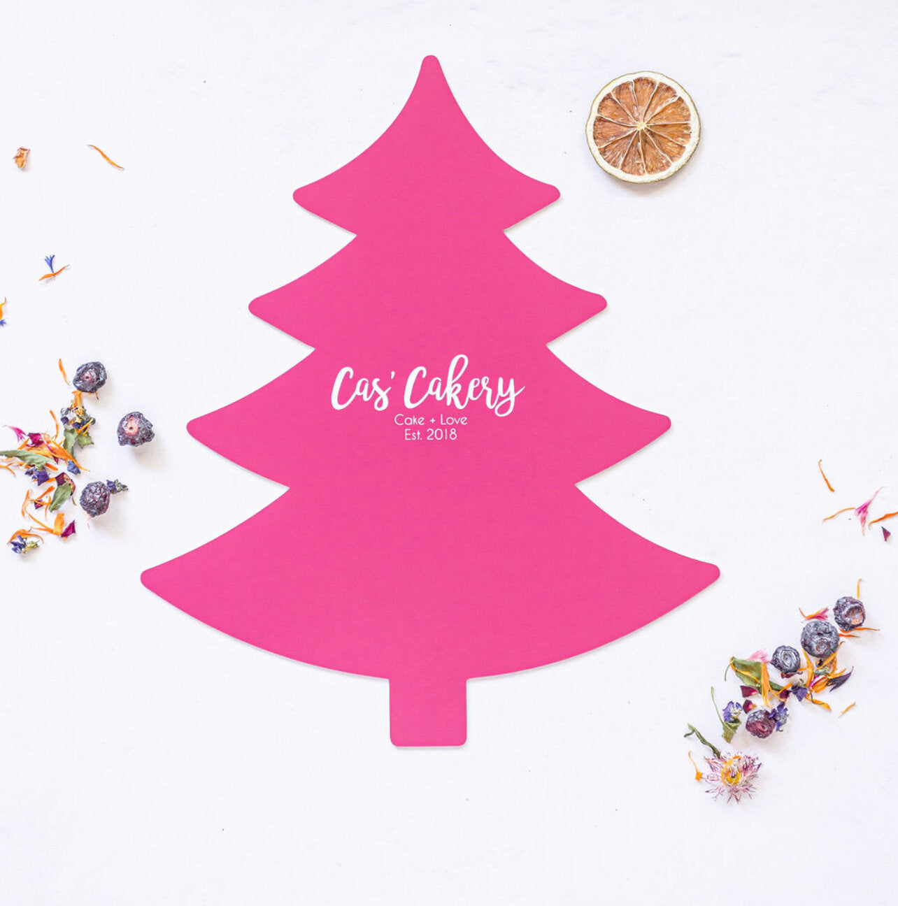 Cas' Cakery Origional Size Template - Curved Tree – Across The Board ...