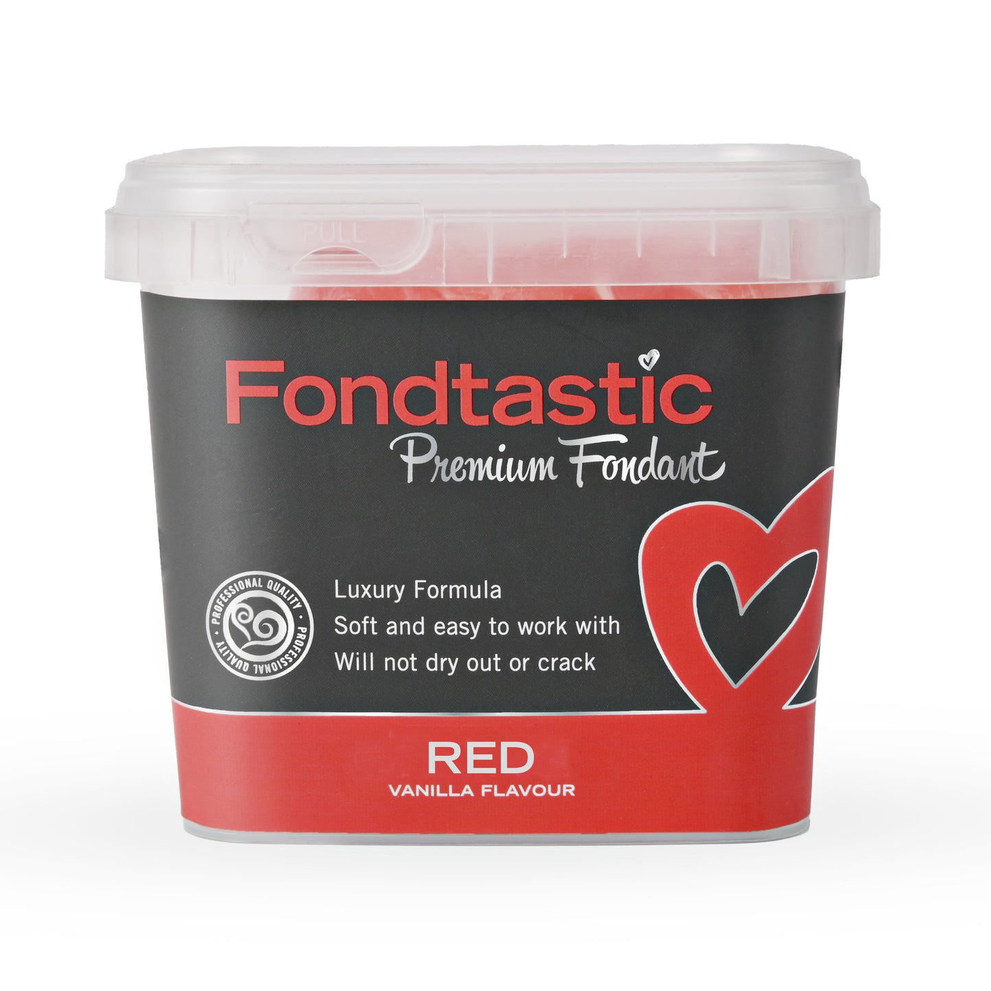 FONDTASTIC FONDANT RED 1KG