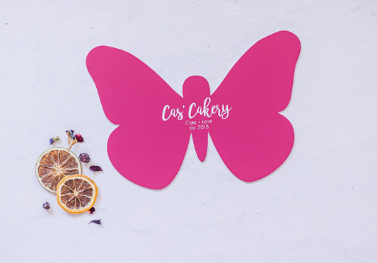 Cas' Cakery Origional Size Template - Butterfly
