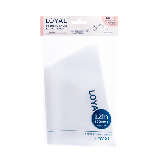 Loyal Disposable Piping Bags Clear 12" (10pc)