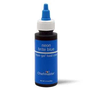 CHEFMASTER LIQUA-GEL NEON BLUE 2.3OZ