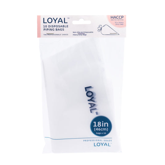 Loyal Disposable Piping Bags Clear 18" (10pc)