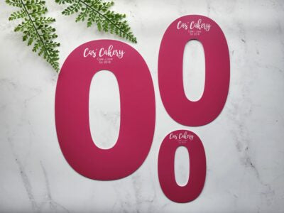 Cas' Cakery Micro Size Number Template 0