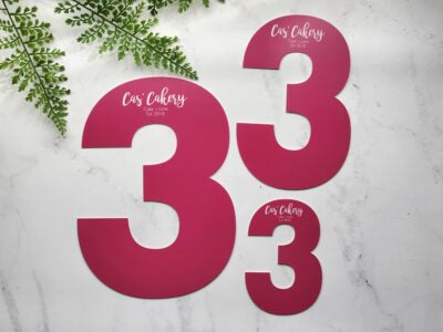 Cas' Cakery Origional Size Number Template 3