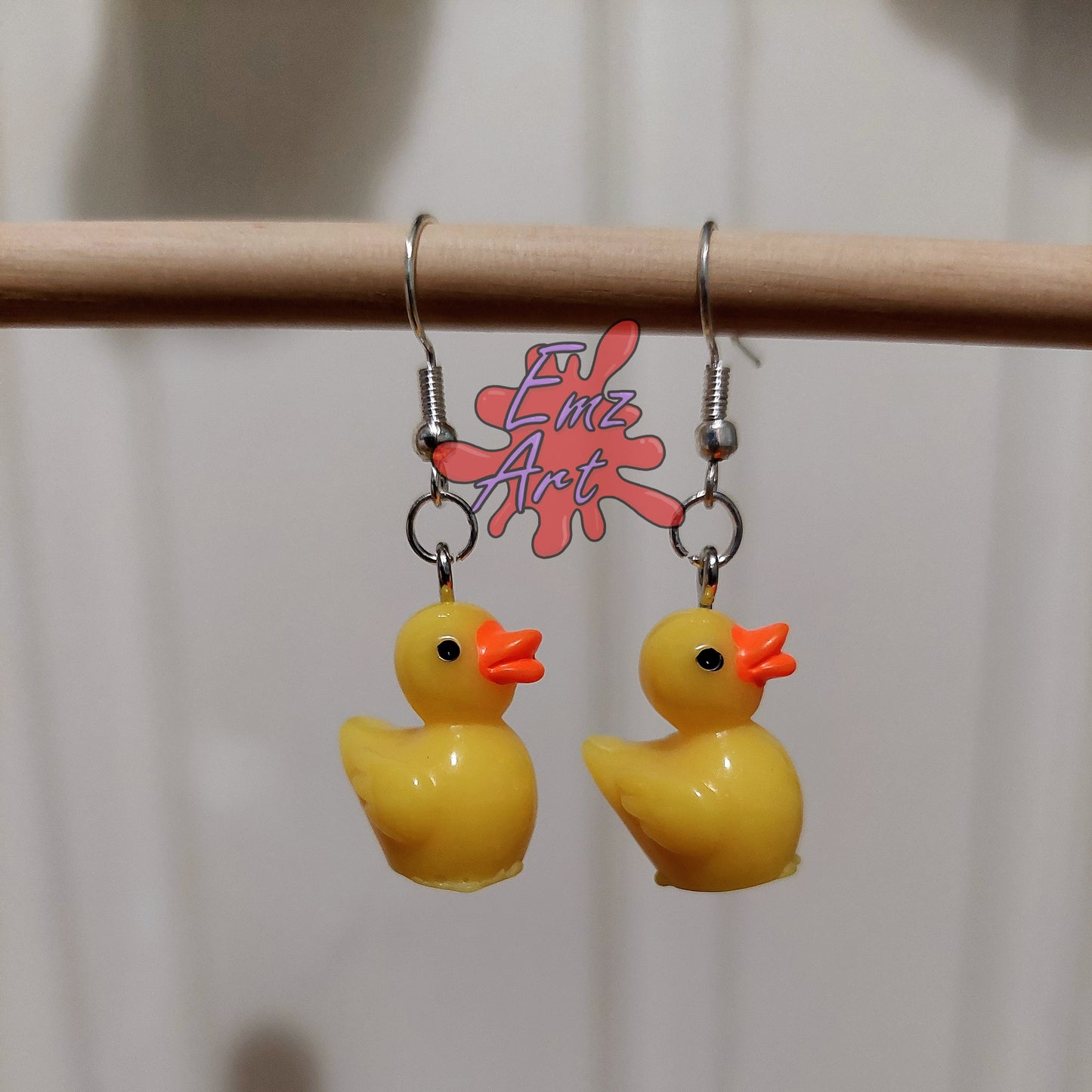 Duck Drop Earrings - EmzArt