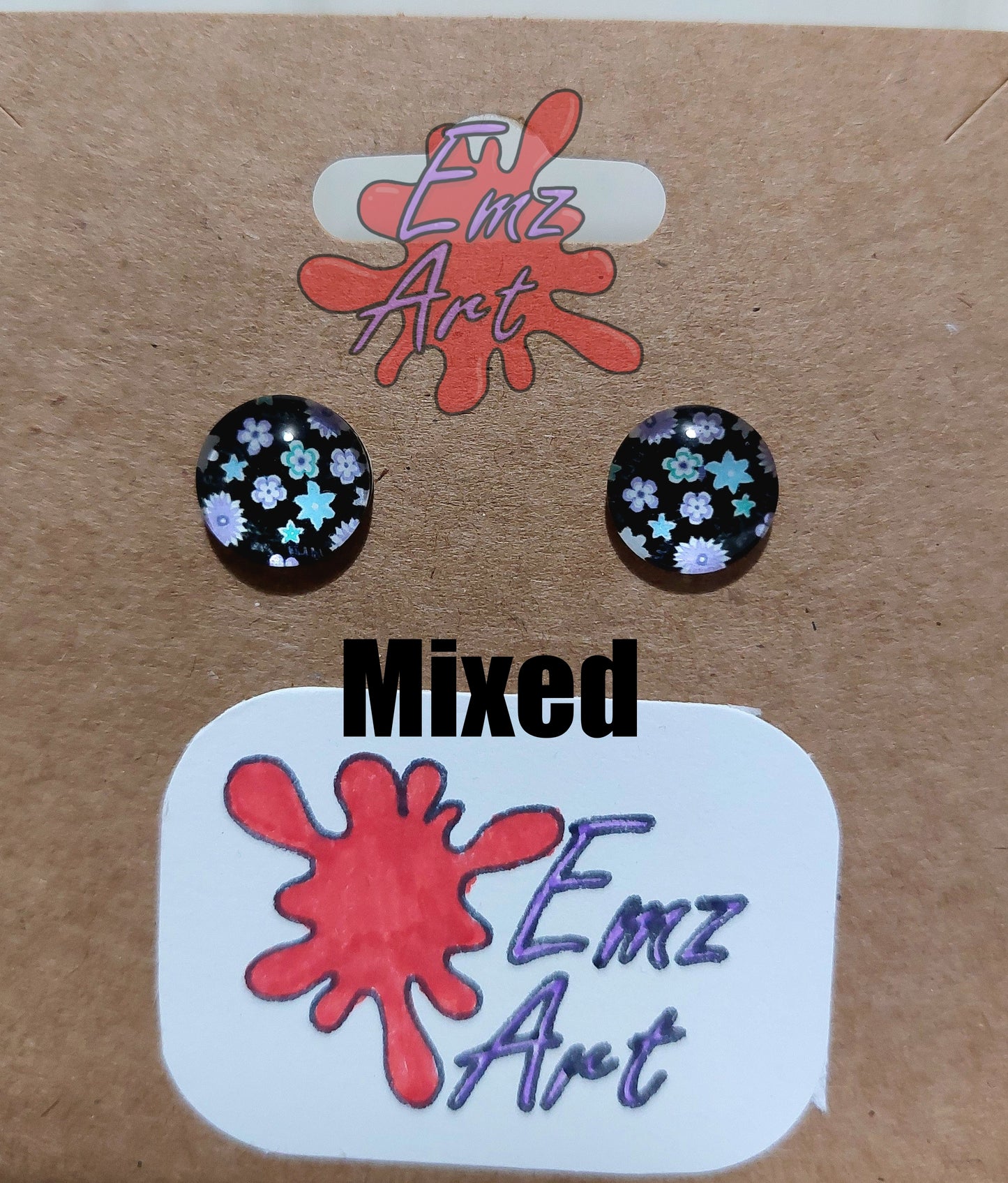 Simple Flower Stud Earrings - EmzArt