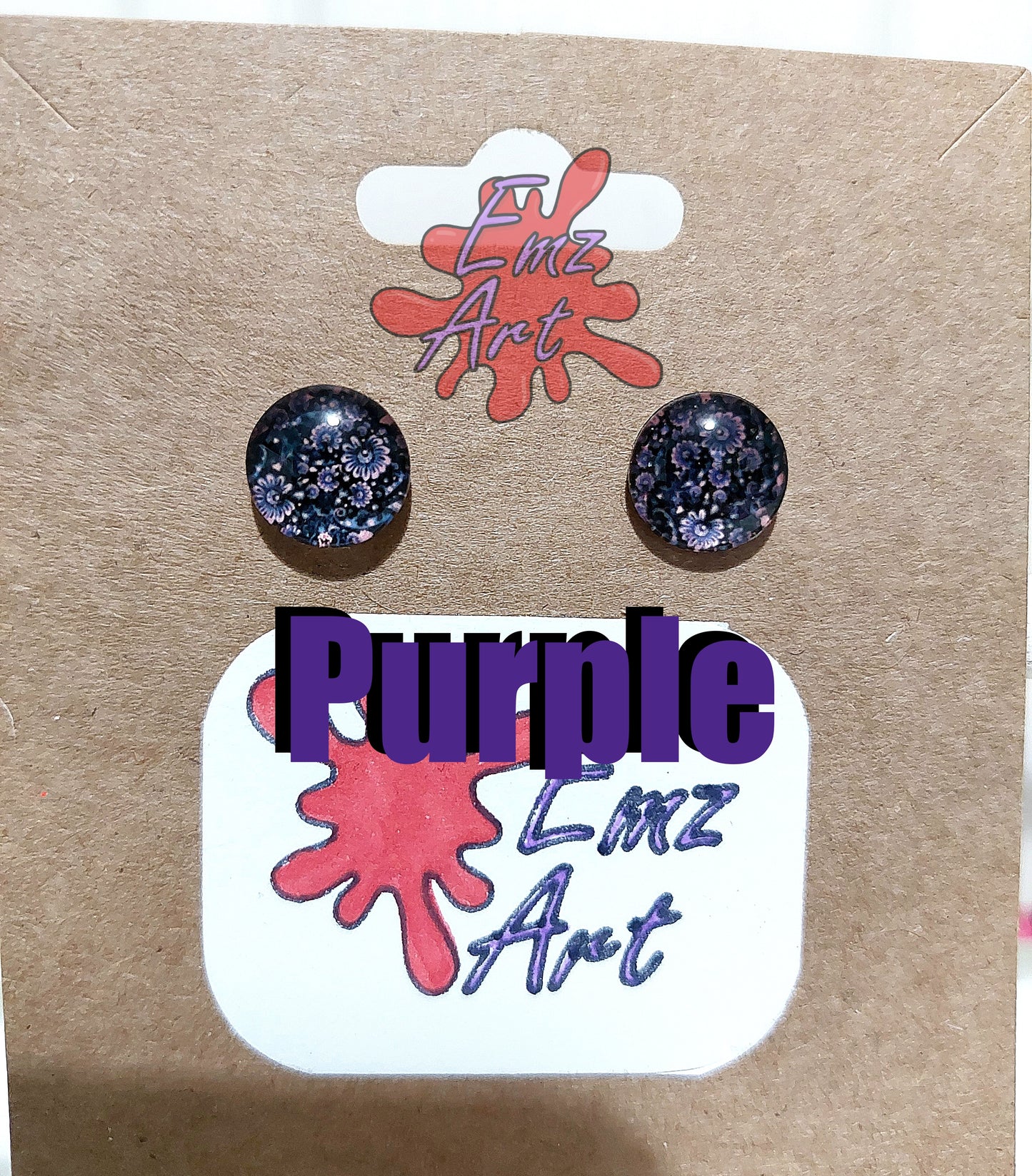 Simple Flower Stud Earrings - EmzArt