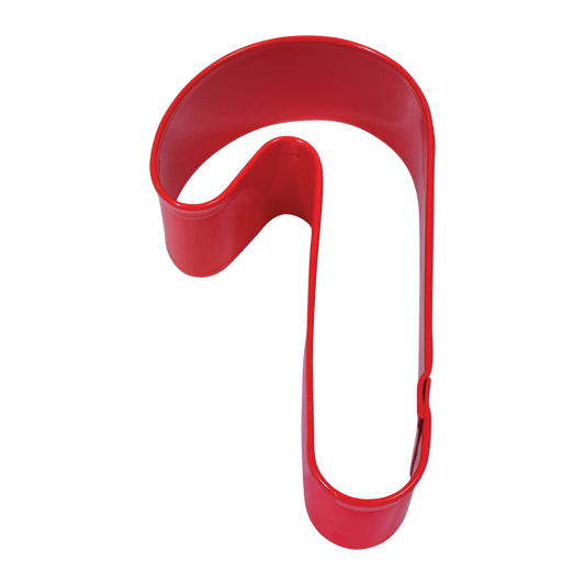 CANDY CANE COOKIE CUTTER 9CM - RED