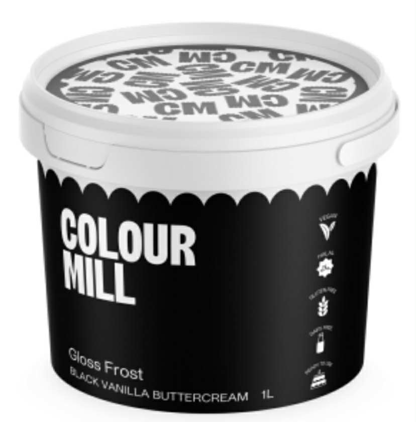 Colour Mill 'Gloss Frost' Buttercream Black 1L