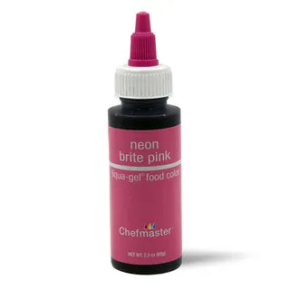 CHEFMASTER LIQUA-GEL NEON PINK 2.3OZ