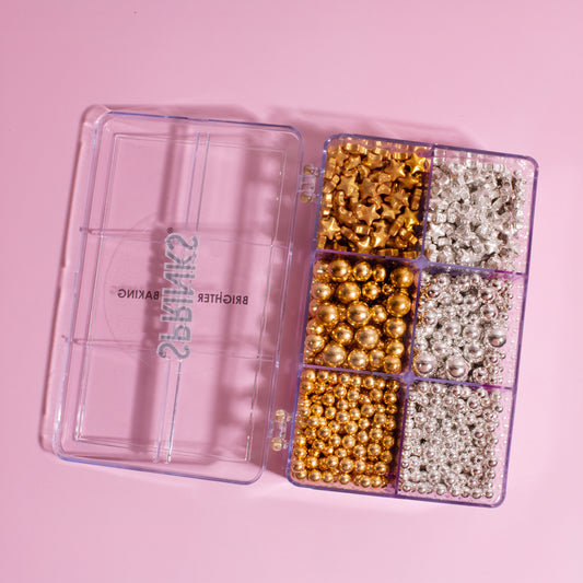 METALLIC FAVOURITES BOX (95G) - BY SPRINKS