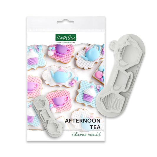Afternoon Tea Silicone Mould - Katy Sue Moulds