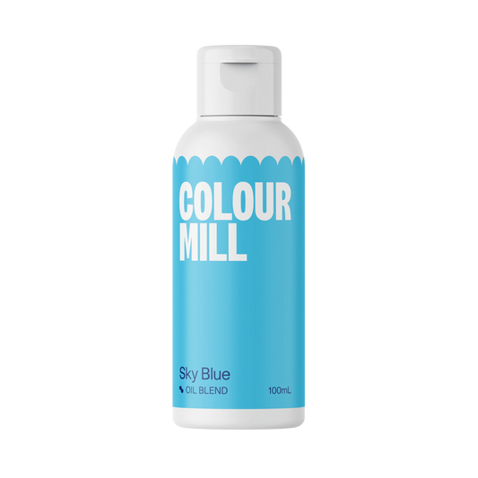 100ml Colour Mill Sky Blue Oil Based Colouring 100ml