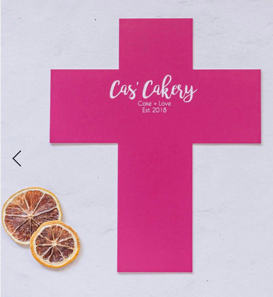 Cas' Cakery Origional Size Template - Cross