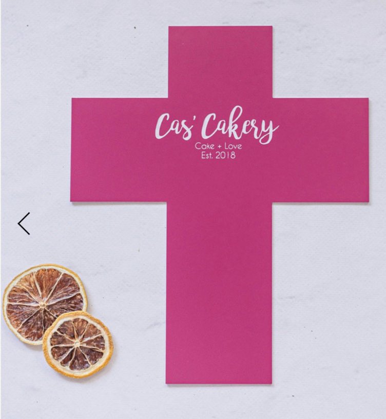 Cas' Cakery Mini Size Template - Cross