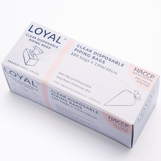 Loyal Disposable Piping Bags Clear 12" (100pc)