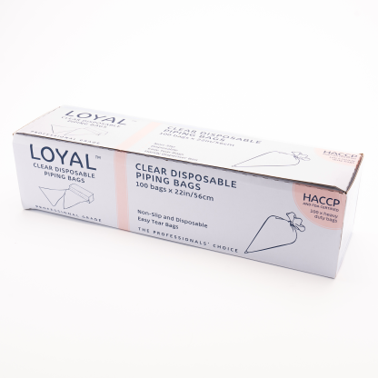 Loyal Disposable Piping Bags Clear 22" (100pc)