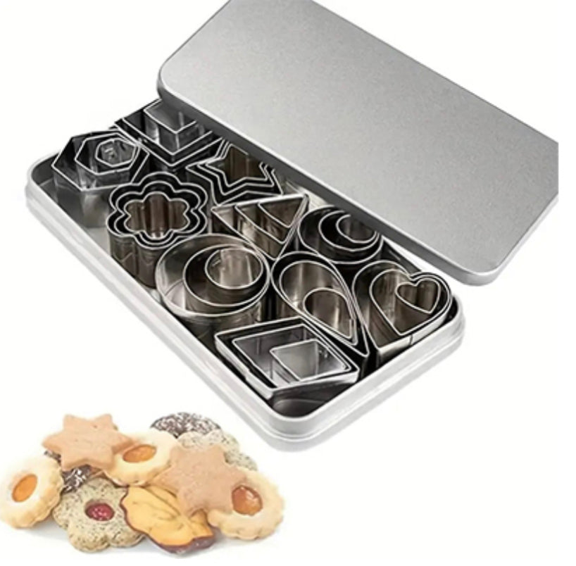 30Pcs Set Of Mini Stainless Steel