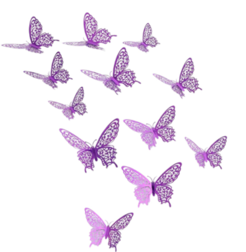 PURPLE BUTTERFLY TOPPER