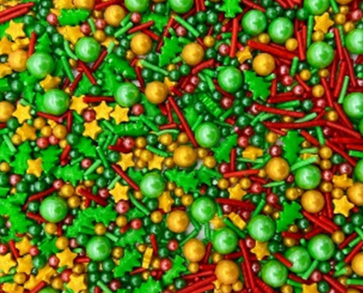 LITTLE CHRISTMAS TREE SPRINKLE MIX 56g