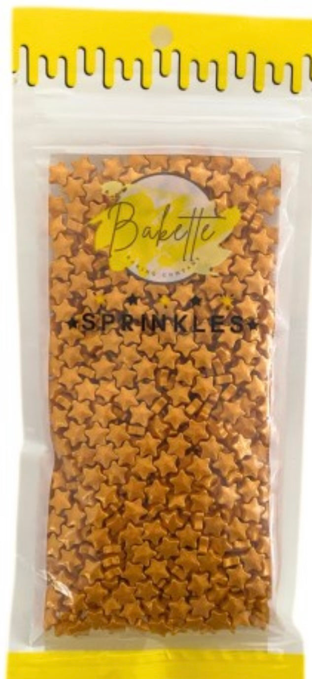 Gold Stars Sprinkle Mix 50g