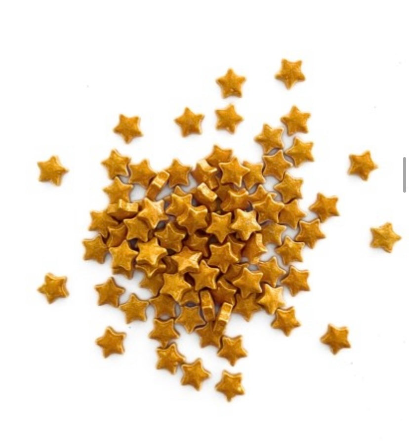 Gold Stars Sprinkle Mix 50g