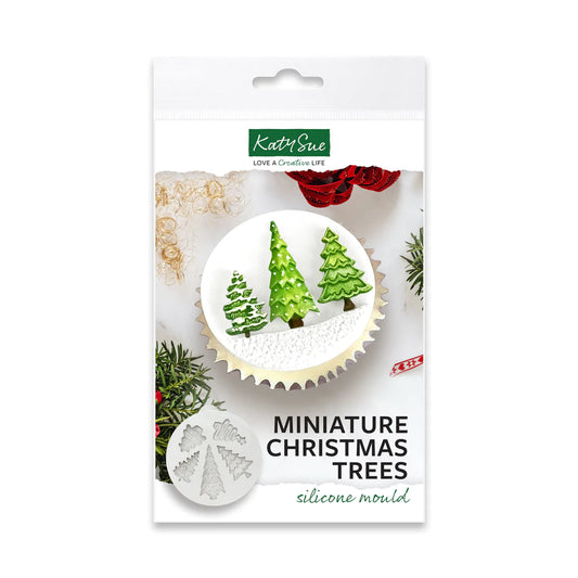 Miniature Christmas Trees Silicone Mould - Katy Sue Mould