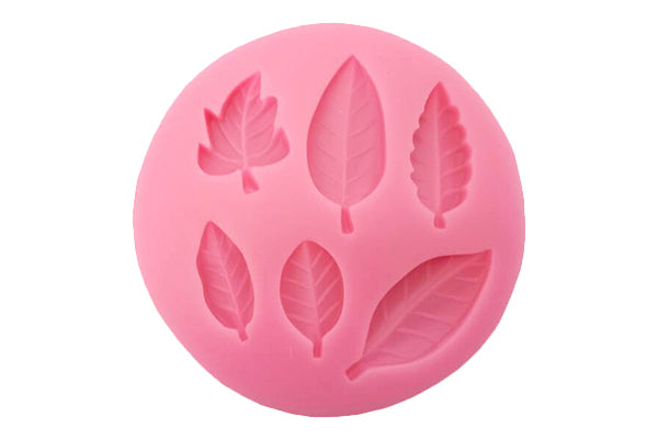 SILICONE MOULD - MIXED LEAVES 6