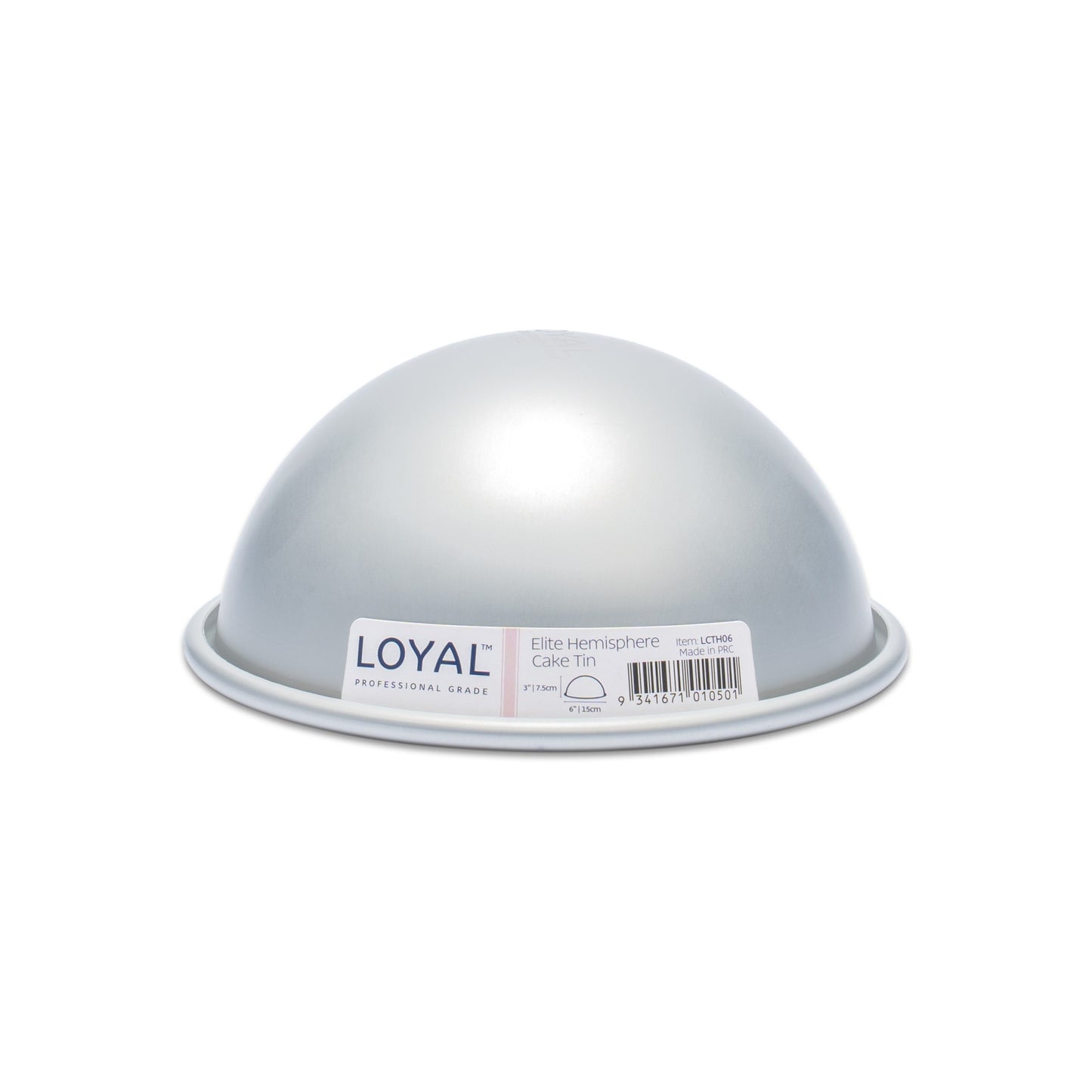 LOYAL Elite Anodised Cake Tin Hemisphere (6in)