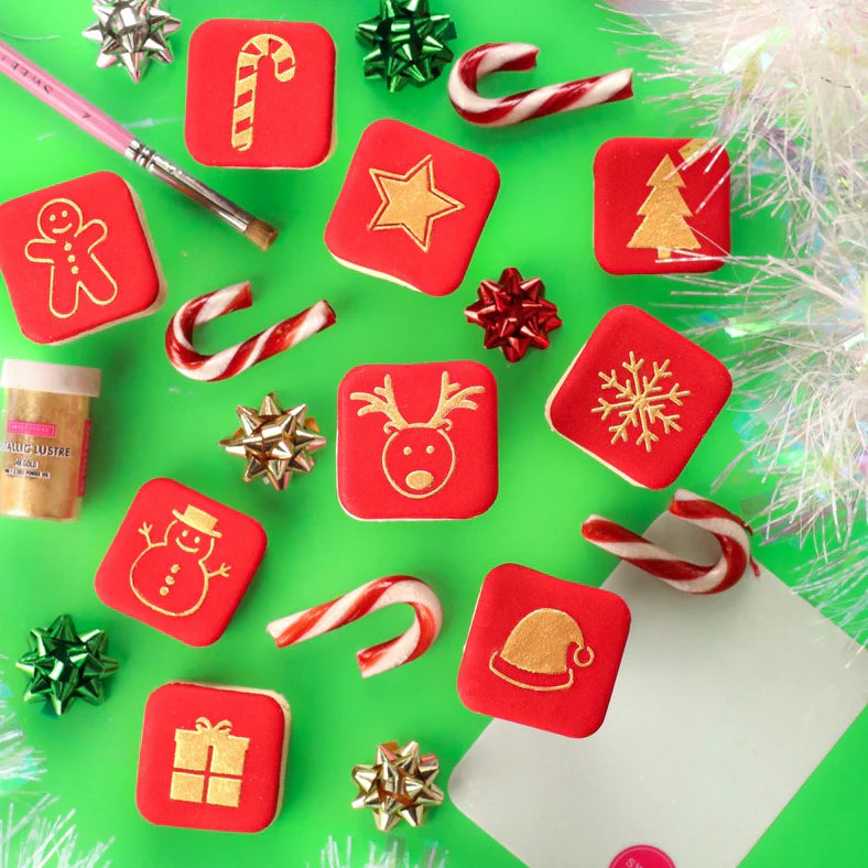 CHRISTMAS MINI STENCIL & CUTTER