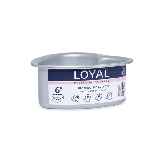 LOYAL Elite Anodised Cake Tin Heart (6in)