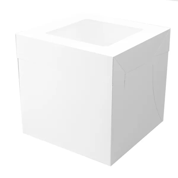 8" MONDO CAKE BOX 12IN TALL SQUARE 12IN