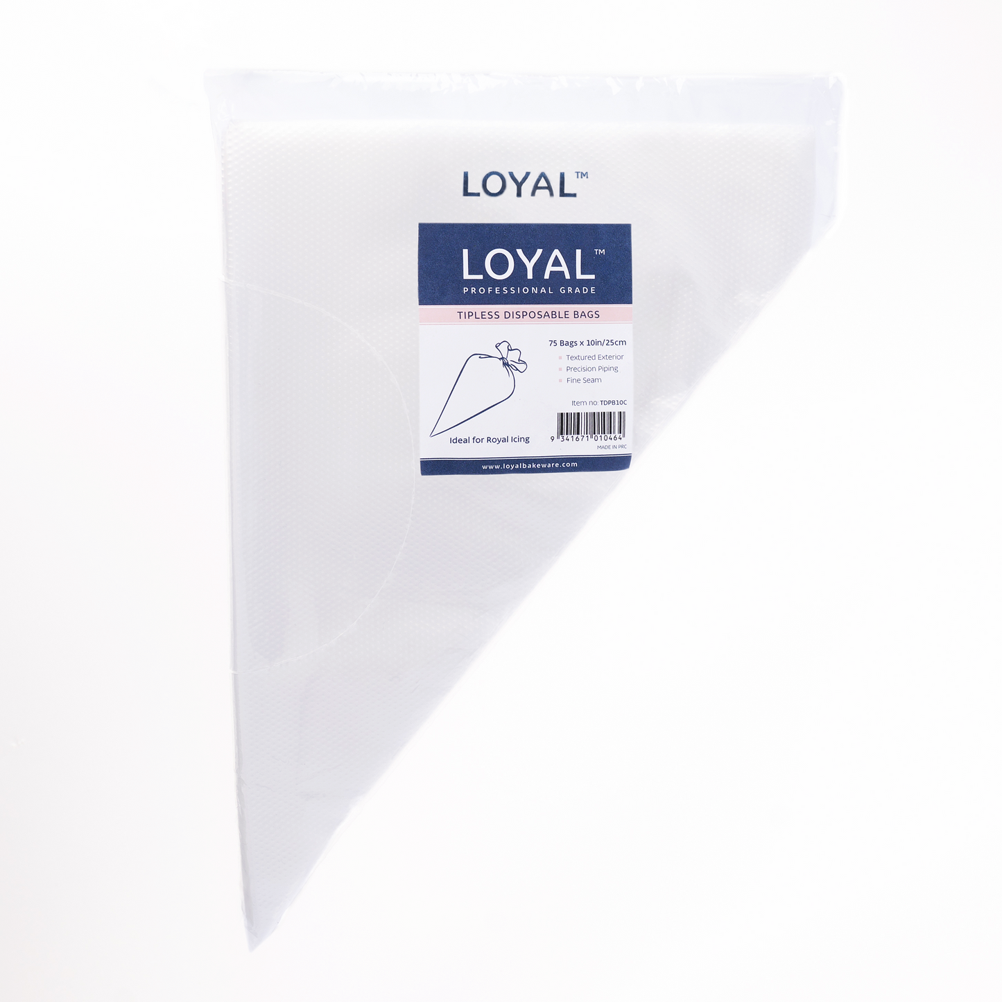 Loyal Disposable Tipless Bags 10" (75pc)