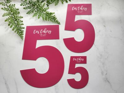 Cas' Cakery Micro Size Number Template 5