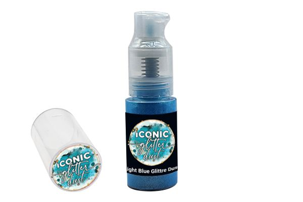 Light Blue PUFF ICONIC LUSTRE DUST