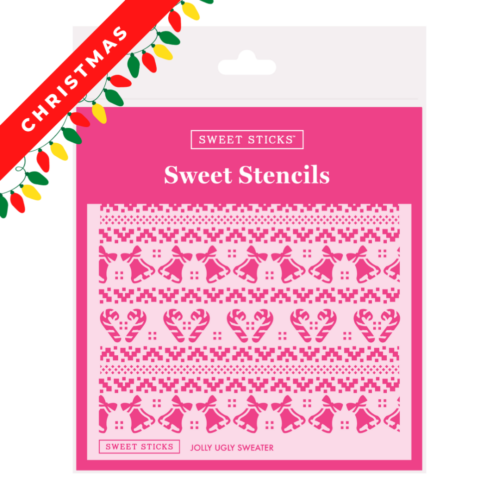 Jolly Ugly Sweater Stencil - Sweet Sticks