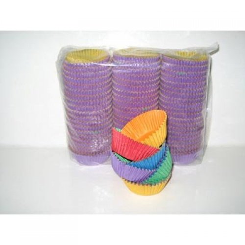 Cup Cake Cases Coloured (38 x 21mm) P1000
