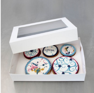 LOYAL COOKIE BISCUIT BOX RECTANGLE 10x7x2in