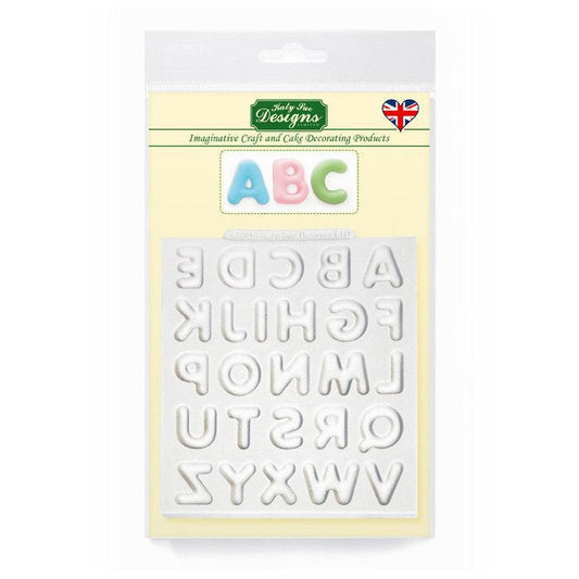 Domed Alphabet Silicone Mould - Katy Sue Mould