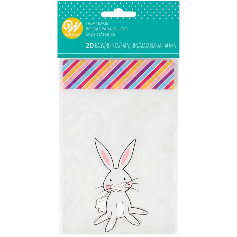 Wilton Easter Bunny Mini Treat Bags, 20-Count