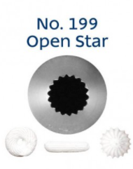 No. 199 OPEN STAR STANDARD Piping Tips