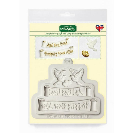 Happily Ever After Silicone Mould - Katy Sue Mould