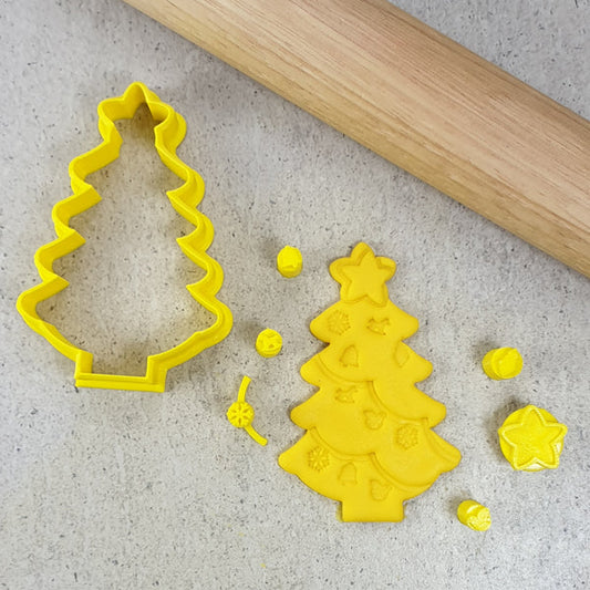 DIY Christmas Tree Cutter & Embosser Set  Custom Cookie Cutters