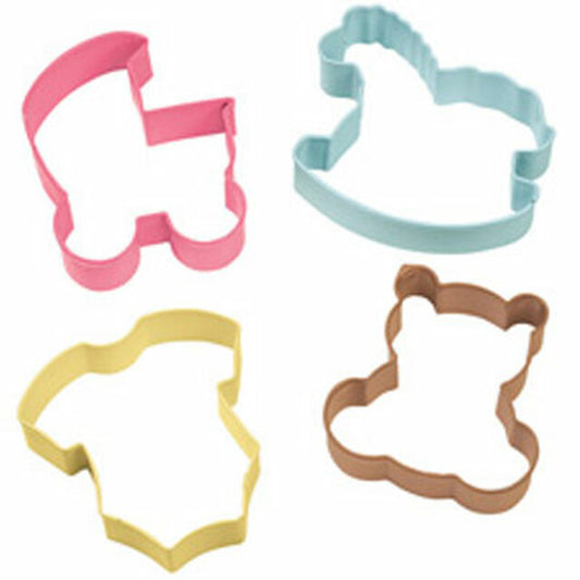 WILTON 4 Piece Baby Cookie Cutter Set