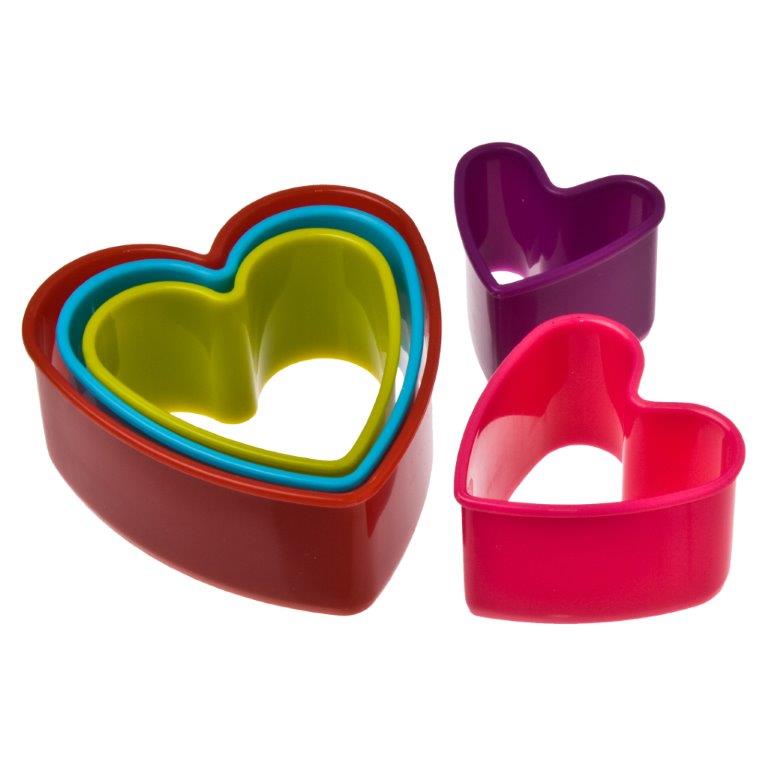 Heart Cookie Cutters -  Set 5