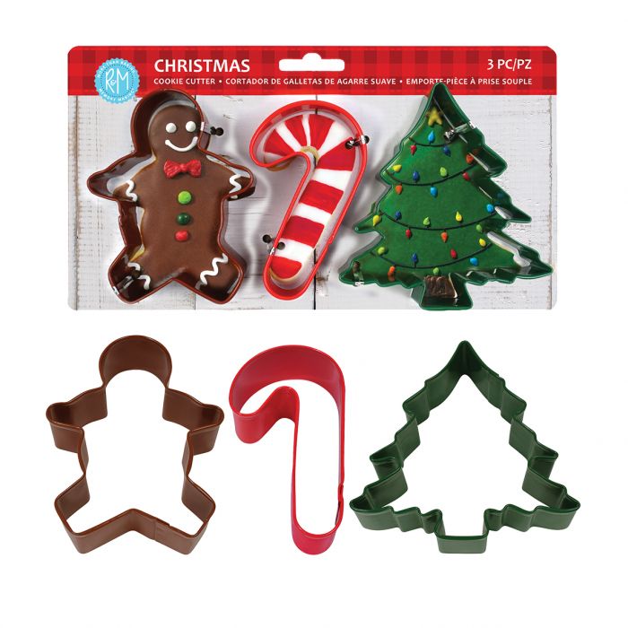 R&M XMAS COOKIE CUTTER SET 3 - MULTI-COLOUR