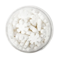 WHITE SNOWFLAKES (70G) - BY SPRINKS