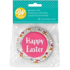 Wilton Happy Easter Eggs Baking Cupcakes Liner 75ct New